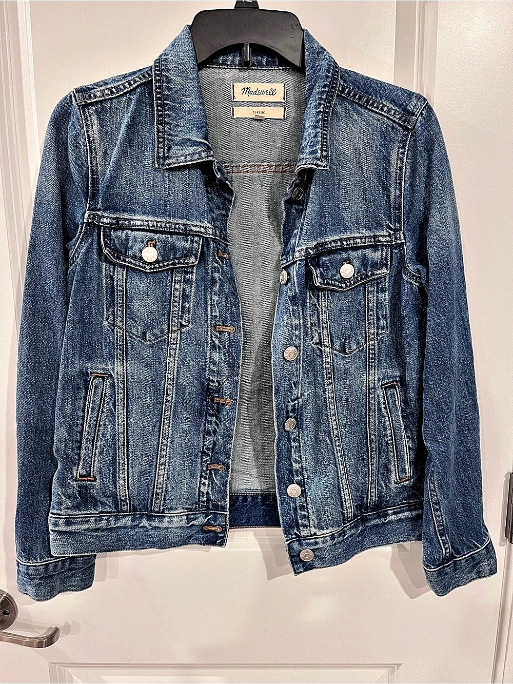 Madewell Classic The Jean Jacket Medium Wash Denim Small S